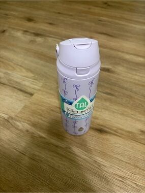 2-in-1 Pink Travel Bottle